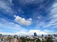 Mexico city skyline 