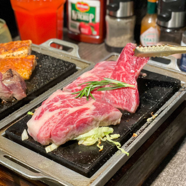 荃灣｜石板燒牛。DAY22 STEAK