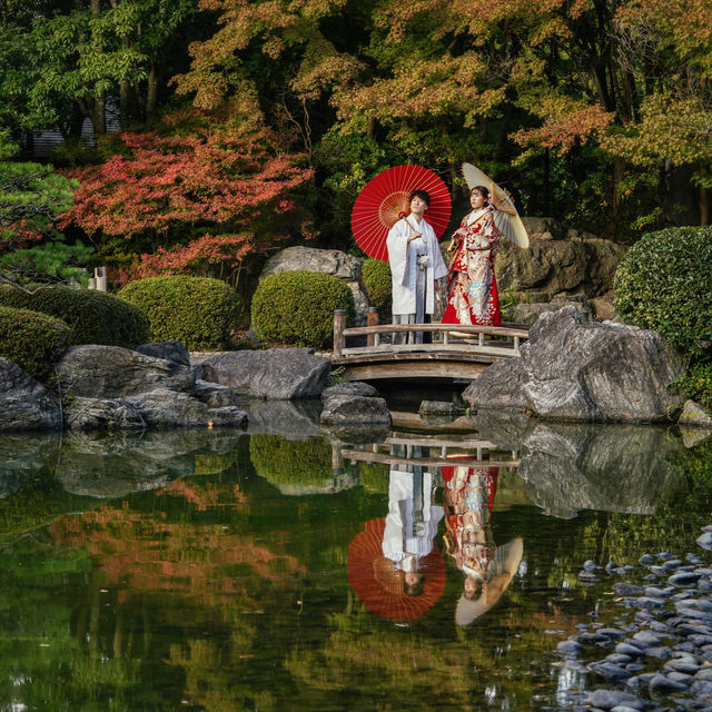 大濠公園日本庭院｜來這裡拍照吧