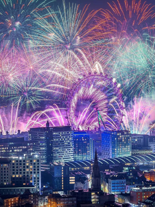 2024 New Year's Eve in London: Beyond Riverside Fireworks