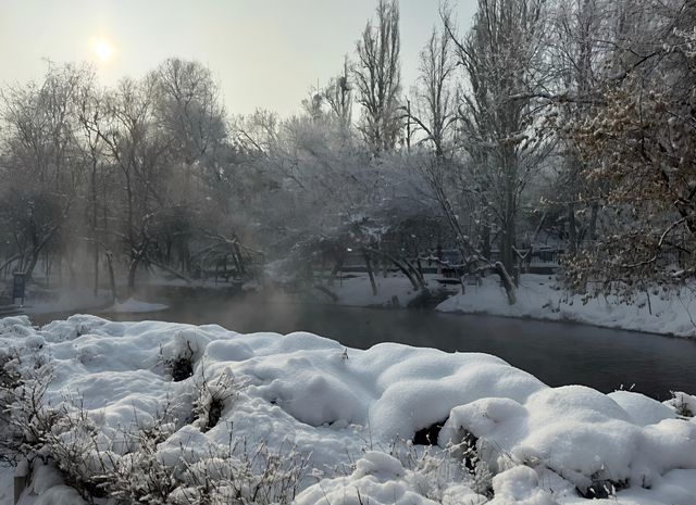 烏魯木齊水磨溝公園｜冬日裡的冰雪童話與人文之旅