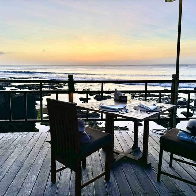 Sunset dinner at Ayana Resort BAli 