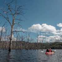 Kayaking at Hinze Dam