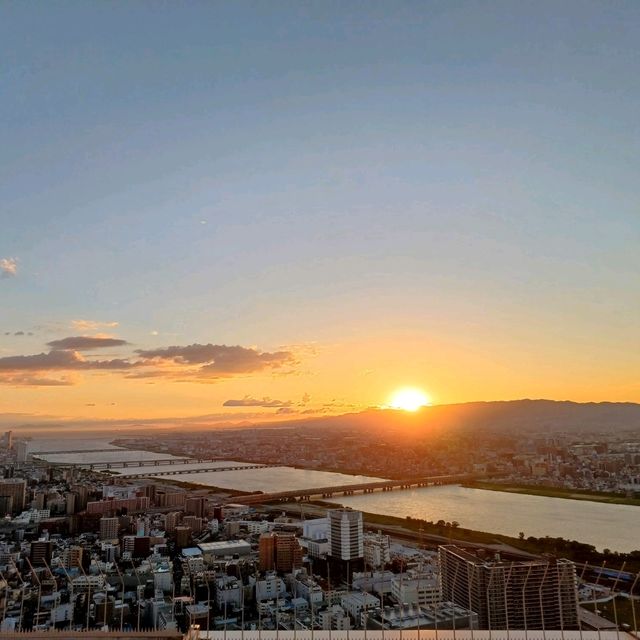 大阪景點｜全方位360度大阪超級夜景—梅田藍天大廈空中庭園展望台