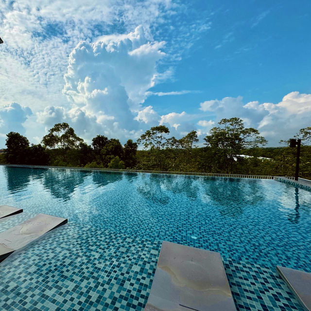 Dive into Relaxation: The Infinity Pool at Hard Rock Hotel Desaru