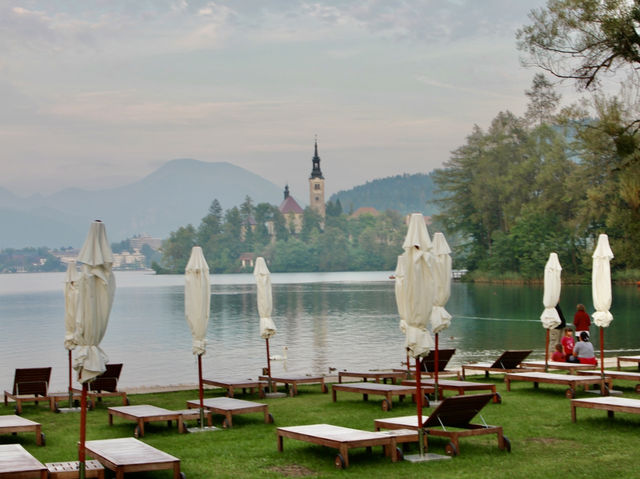 Serenity at Sunset: A Stroll Around Lake Bled