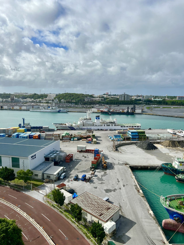 Comfortable room with a port view in Naha