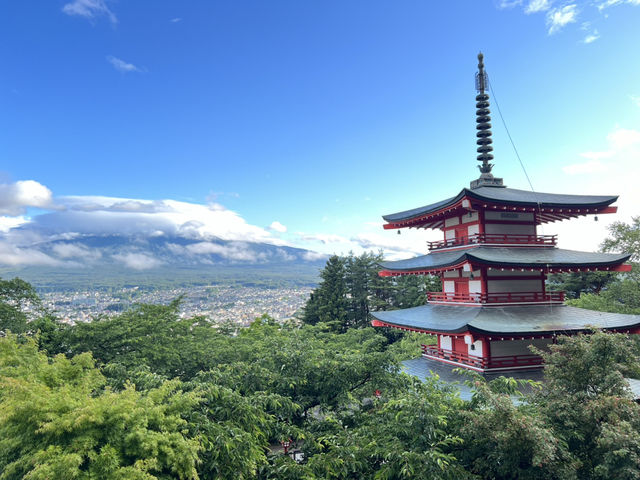 一直不願露臉的害羞富士山☺️