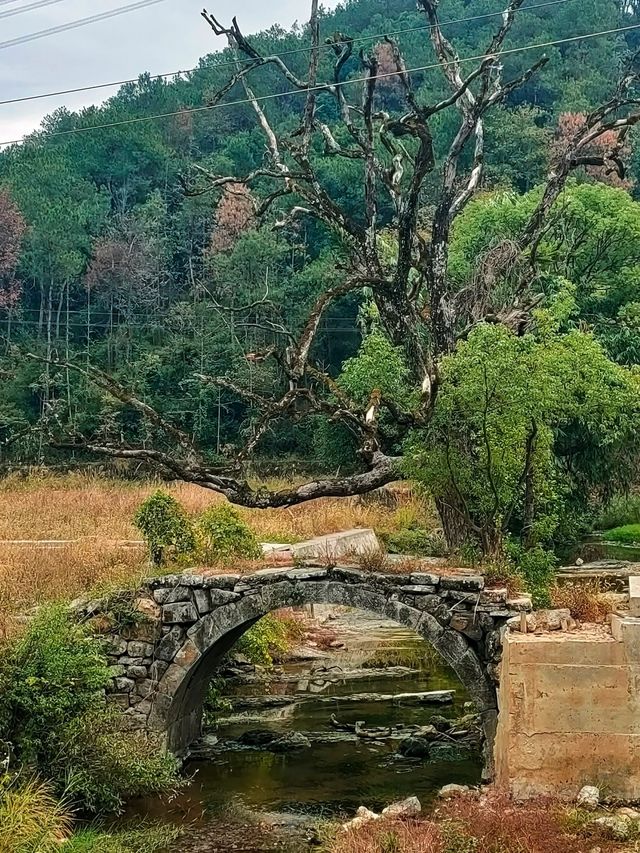 白田村古石橋及山寨石門。