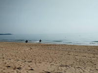 White pristine public beach at Desaru