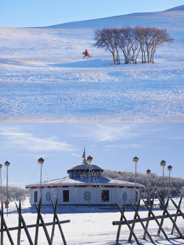 烏蘭布統，冬日裡的冰雪綺夢