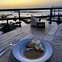 Sunset dinner at Ayana Resort BAli 