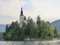 Serenity at Sunset: A Stroll Around Lake Bled