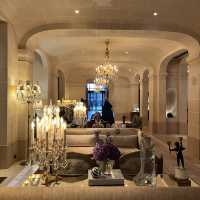 Luxury breakfast at Crillon hotel