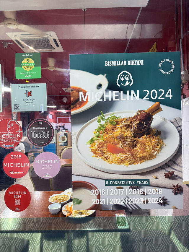 Singapore Cafe & Michelin-Recommended Biryani