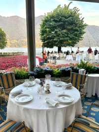 Villa D'este reaches a Lake hotel in Italy❤️😍