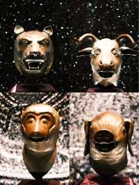 Four Zodiac Heads on Display at Macau MGM Museum