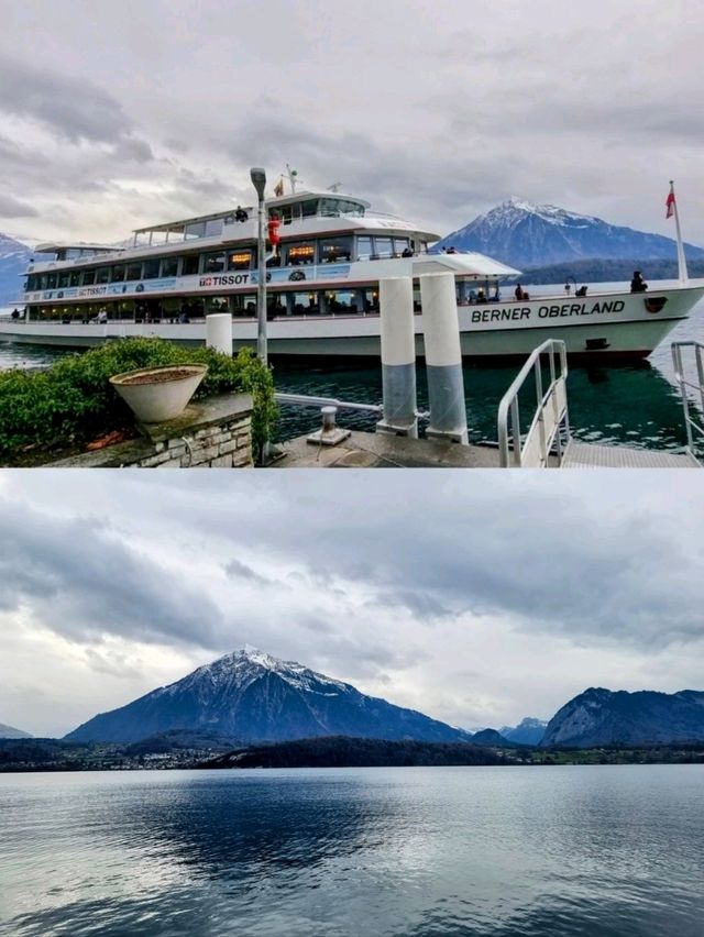 🇨🇭 Picturesque Gunten Pier @ Lake Thun