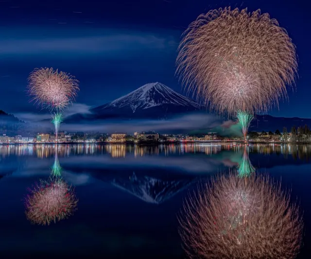 富士山花火大會主會場