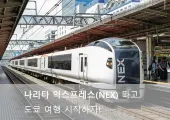 나리타 익스프레스(NEX) 타고 도쿄 여행 시작하자!