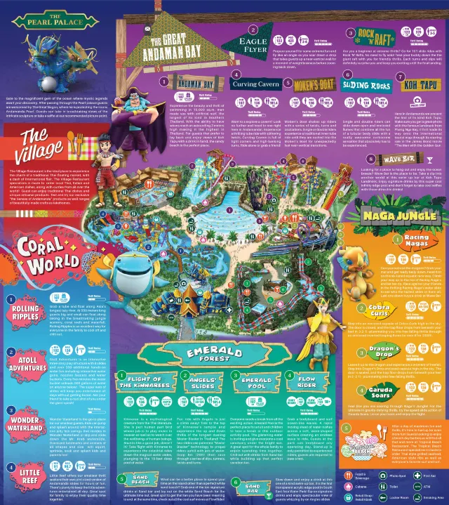 Andamanda Phuket Waterpark map