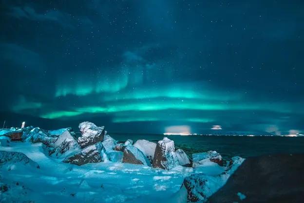 Aurora boreale a Reykjavik