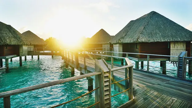 Bungalow sull'acqua a Bora Bora