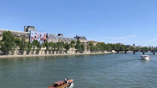 The river Seine is iconic and 