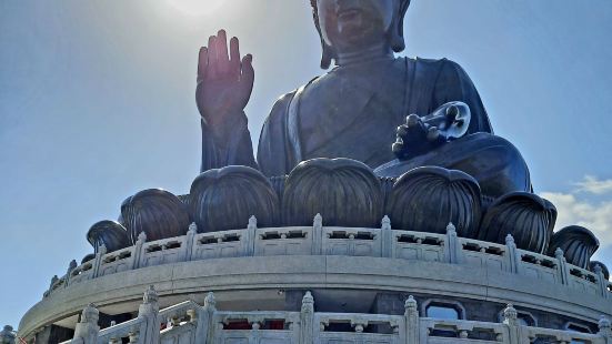 The Big Buddha is a large bron