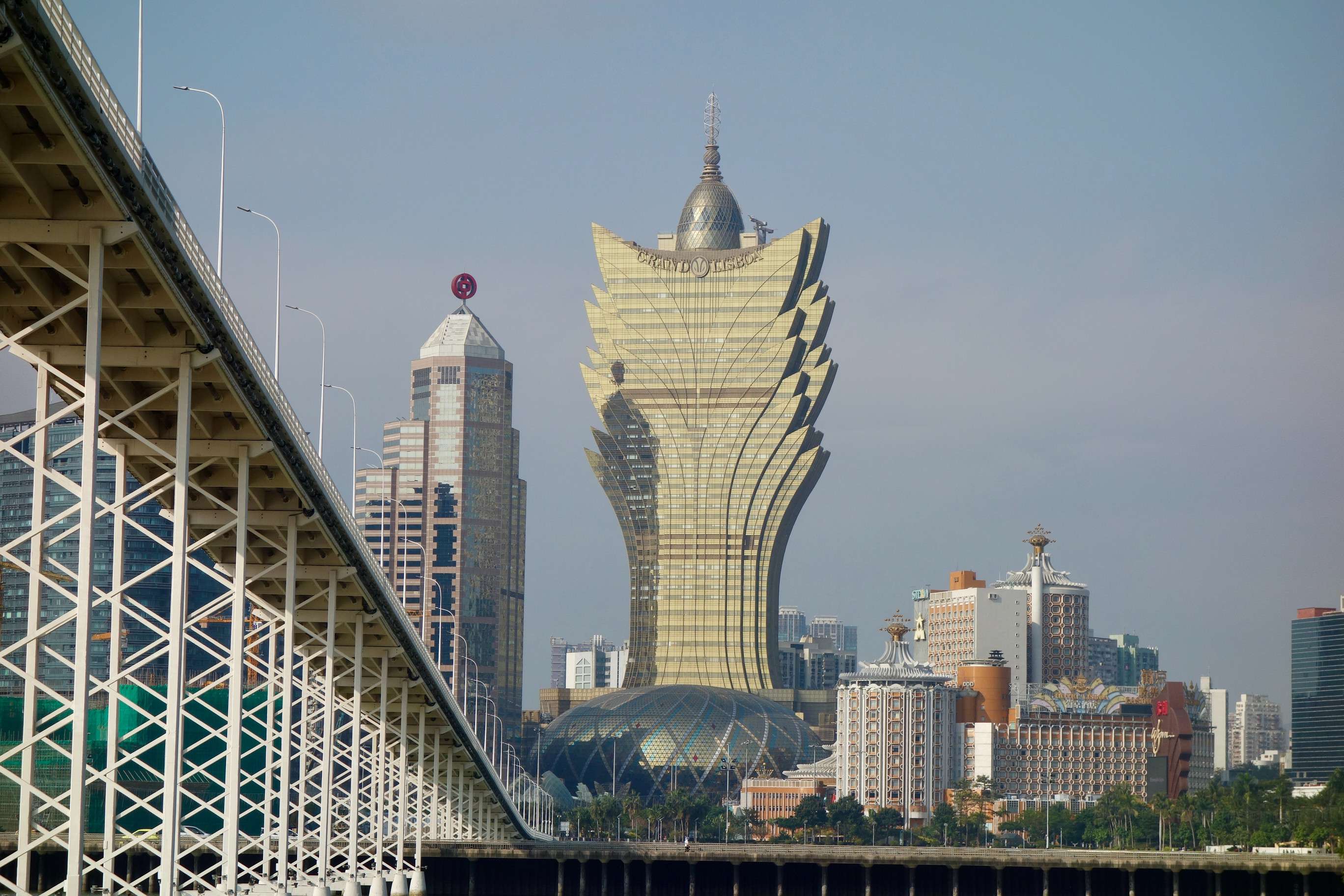 The iconic Grand Lisboa on Macau Island