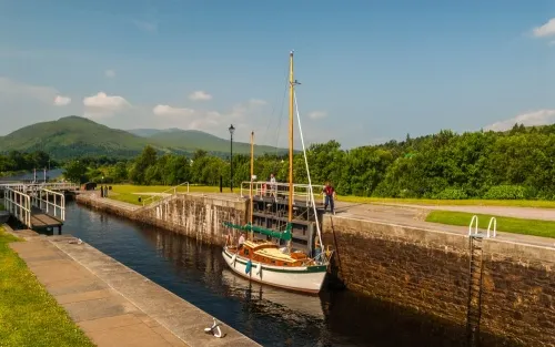 Neptune's Staircase ฟอร์ตวิลเลียม (แหล่งที่มาของภาพ: britainexpress)