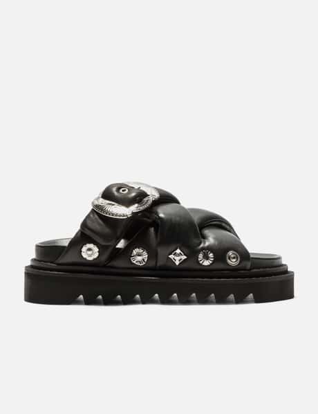 Toga Pulla Padded Leather Sandals