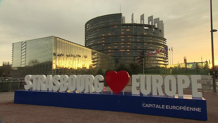 EP Plenary session (25-28/11): editing shots (exterior and interior shots of the EP)