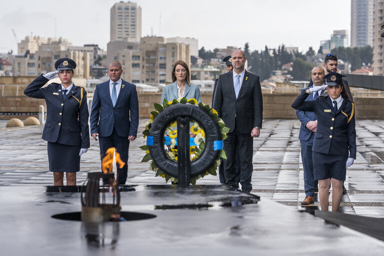 Official visit by Roberta METSOLA, EP President to Israel and occupied Palestinian territories: meeting with Amir OHANA, Speaker of the Israeli Parliament (Knesset) and Gideon SA'AR, Israeli Minister for Foreign Affairs