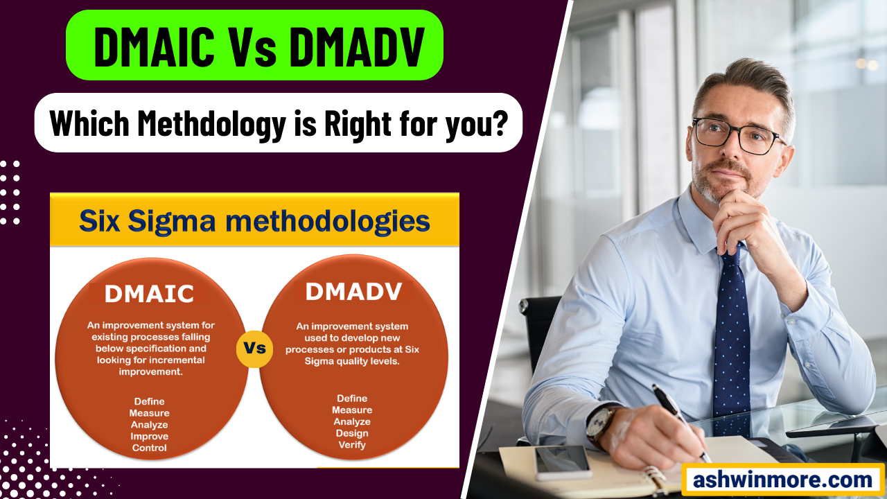 DMAIC Vs DMADV: Which methodology is right for you