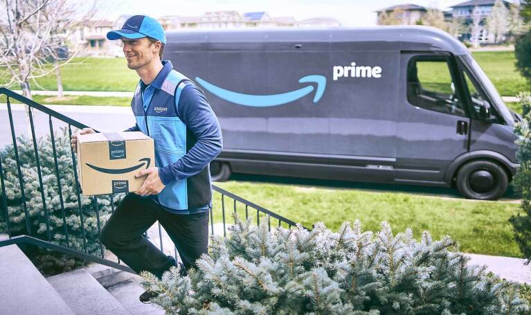 an image of a person enjoying the benefits of Amazon Prime
