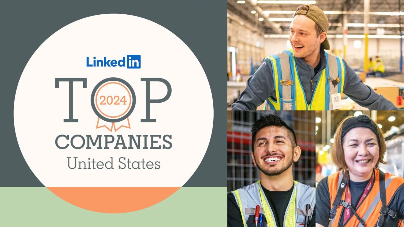 Amazon named among LinkedIn's Top Companies to work in 2024