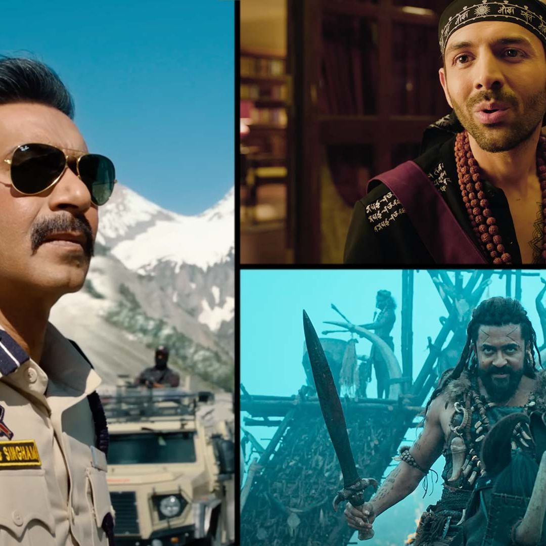 17 upcoming movies (theatrical & OTT) releasing in November 2024 that promise high-octane entertainment &- Singham Again, Bhool Bhulaiyaa 3, Kanguva & more