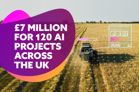 £7 million for 120 AI projects across the UK.