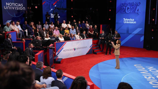 Democratic Presidential Candidate Vice President Kamala Harris Attends Univision Hosted Townhall In Las Vegas 