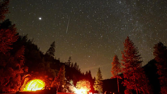 Geminid Meteor Showers in California 