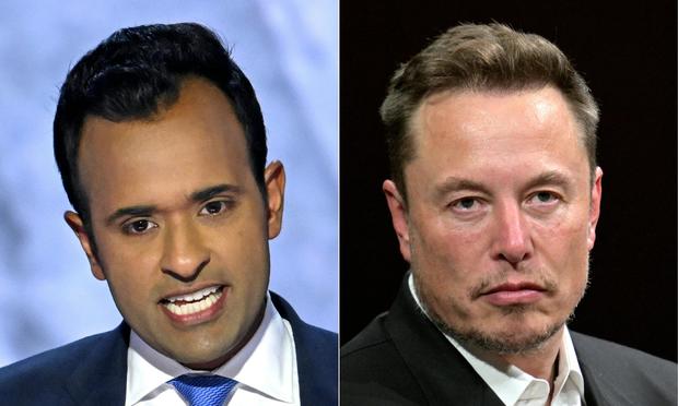 Vivek Ramaswamy and Elon Musk 