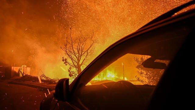 Wildfires tear through Los Angeles 