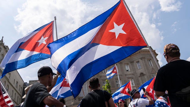 March And Rally In Support Of The Cuban People Held In Washington, D.C. 