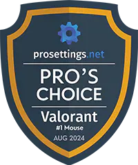 prosetting.net - PRO'S CHOICE - Valorant - #1 Mouse - AUG 2024