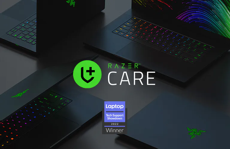 Razer Care Logo | Laptop Magazine, Tech Support Showdown 2022 Winner Logo