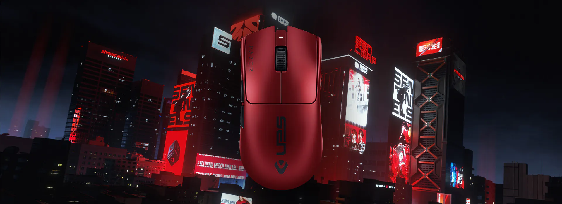 Razer Viper V3 Pro Sentinels Edition - Red Wireless Esports Gaming Mouse