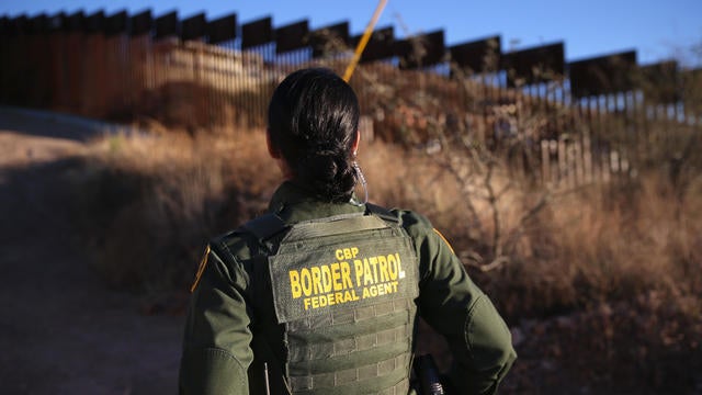 Border Patrol Agents Monitor U.S. Mexico Border 