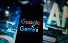 In this photo illustration a Google Gemini logo is displayed 