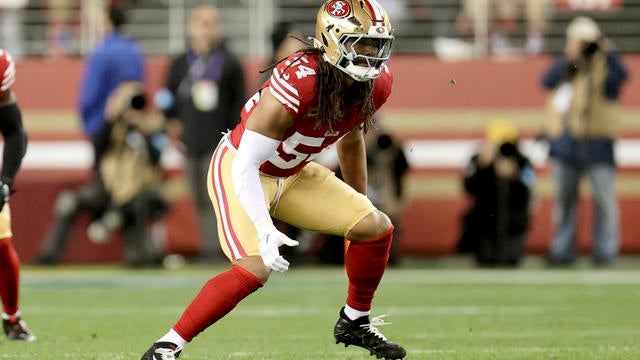 San Francisco 49ers linebacker Fred Warner 